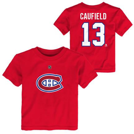 NHL Montreal Canadiens Cole Caufield Infant Name & Number Tee #13