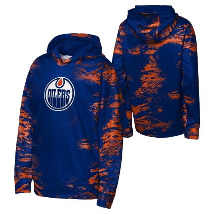 NHL Edmonton Oilers Youth Team Dynamics Sublimated Hoodie