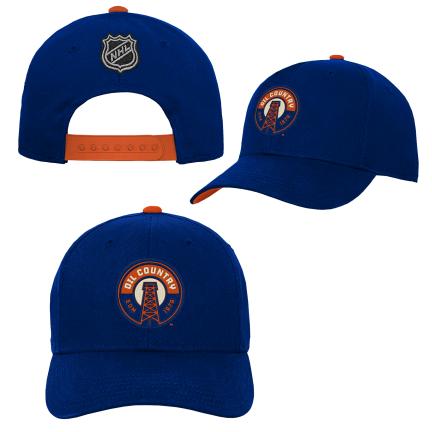 NHL Edmonton Oilers Youth Oil Country Precurved Snapback Hat
