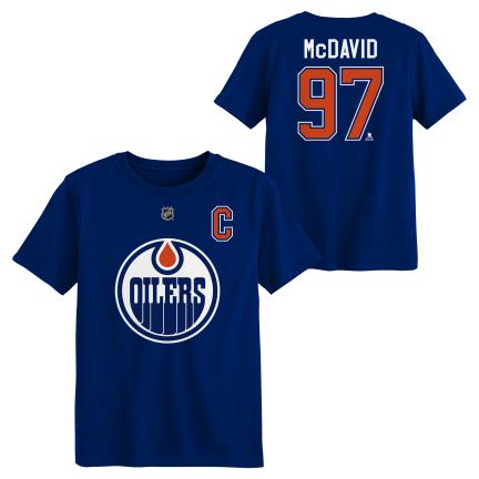 NHL Edmonton Oilers Kids Connor McDavid Player Tee #97