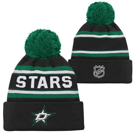 NHL Dallas Stars Youth Jacquard Toque with Pom