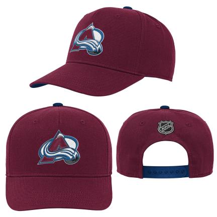 NHL Colorado Avalanche Youth Precurved Snapback Hat