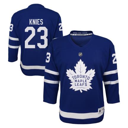 NHL Toronto Maple Leafs Matthews Knies Youth Premium Home Jersey