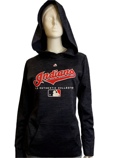 MLB Cleveland Indians Majestic Women's Authentic Collection Hoodie (online only)