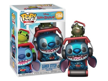 Funko POP PLUS Gamer Stitch  #1564 - Disney's Lilo & Stitch (Metallic)