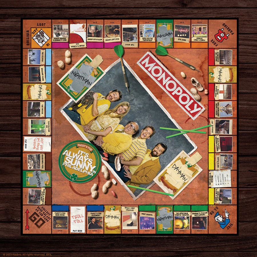 It's Always Sunny in Philadelphia Monopoly Board Game