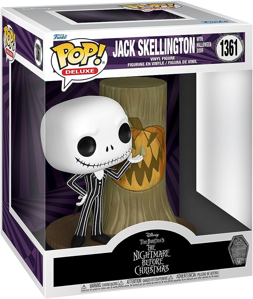 Funko POP Deluxe Jack Skellington with Halloween Door #1361-Disney Nightmare Before Christmas 30th
