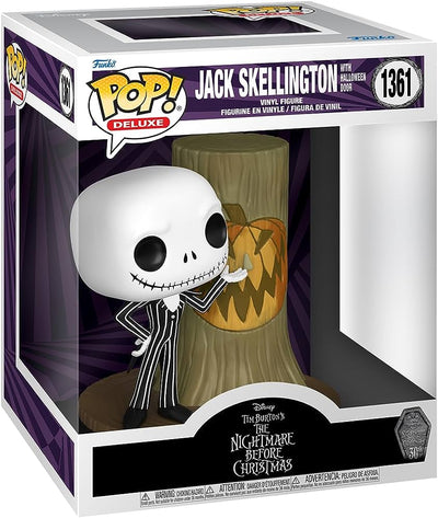 Funko POP Deluxe Jack Skellington with Halloween Door #1361-Disney Nightmare Before Christmas 30th