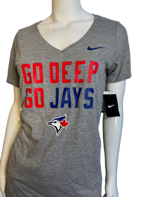 MLB Toronto Blue Jays Womens L Nike Tee -grey (online only)