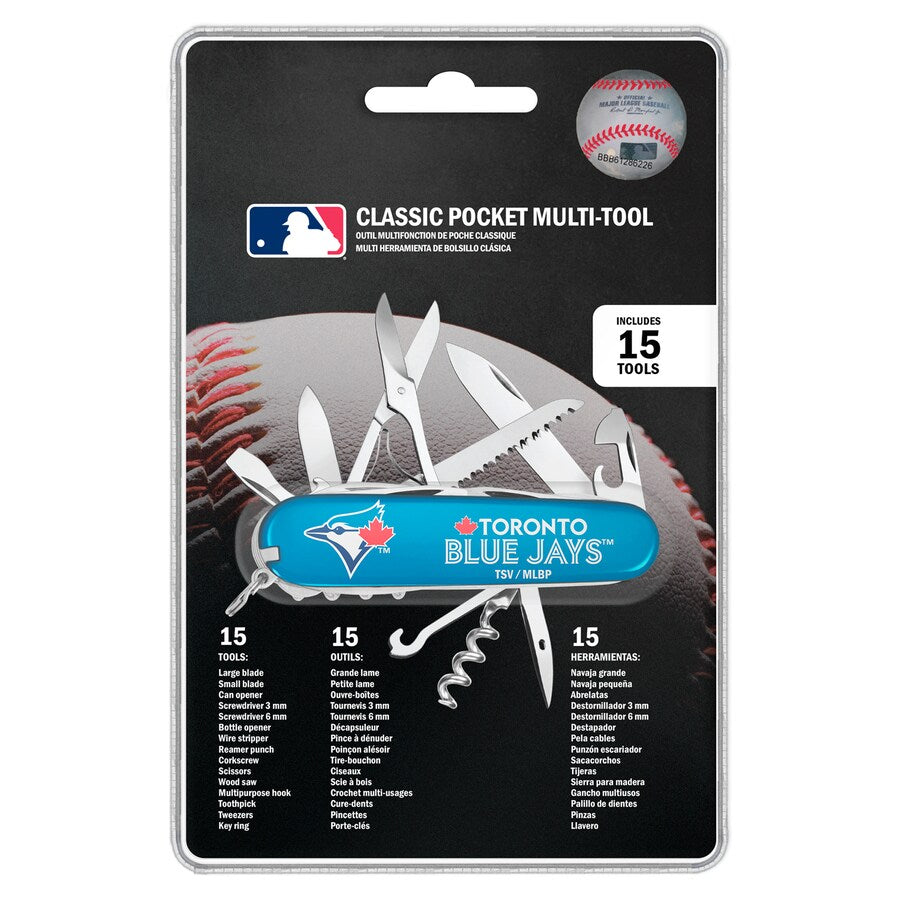 MLB Toronto Blue Jays Classic Pocket Multi Tool (15 piece tool)