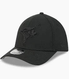 MLB Toronto Blue Jays New Era 39THIRTY "M-Crown" Black on Black Flex Hat