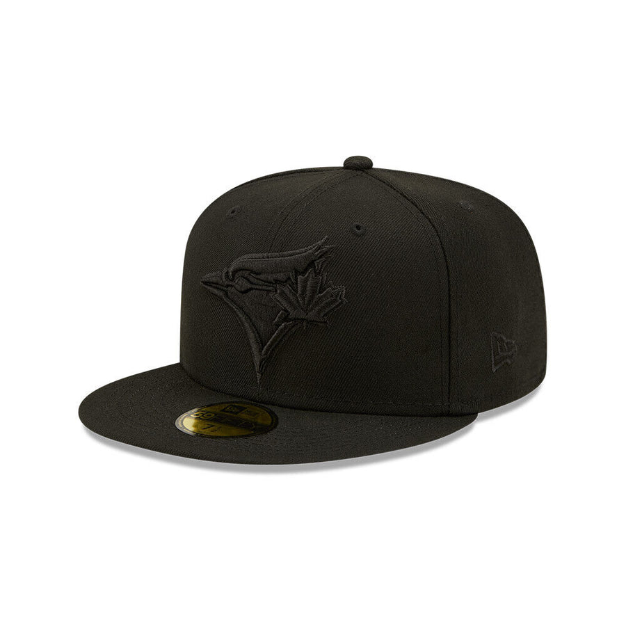 MLB Toronto Blue Jays New Era 59Fifty Black on Black Fitted Hat