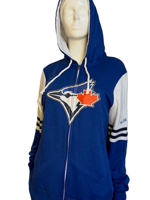 MLB Toronto Blue Jays Womens XL Majestic Zip Logo Hoodie (online only)