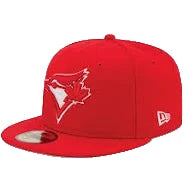 MLB Toronto Blue Jays New Era 59Fifty Size 7 Fitted Hat (red)