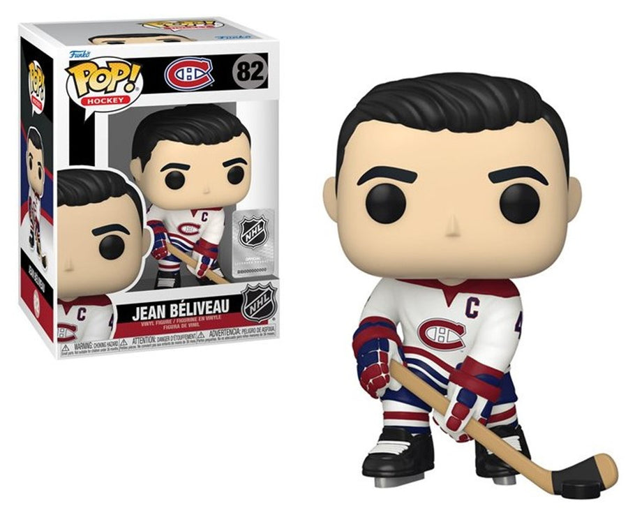 Funko POP NHL Legends Jean Beliveau #82 Montreal Canadiens