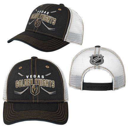 NHL Golden Knights Youth Lockup Meshback Hat