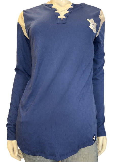 NHL Toronto Maple Leafs Women's Fanatics Long Sleeve Lace Up Tee (online only)