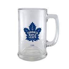 NHL Toronto Maple Leafs Logo 15oz Glass Beer Stein