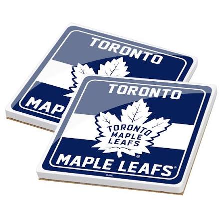 NHL Toronto Maple Leafs 2 pack Ceramic Coasters