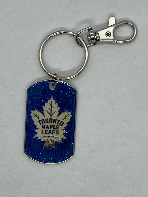 NHL Toronto Maple Leafs Dog Tag Keychain