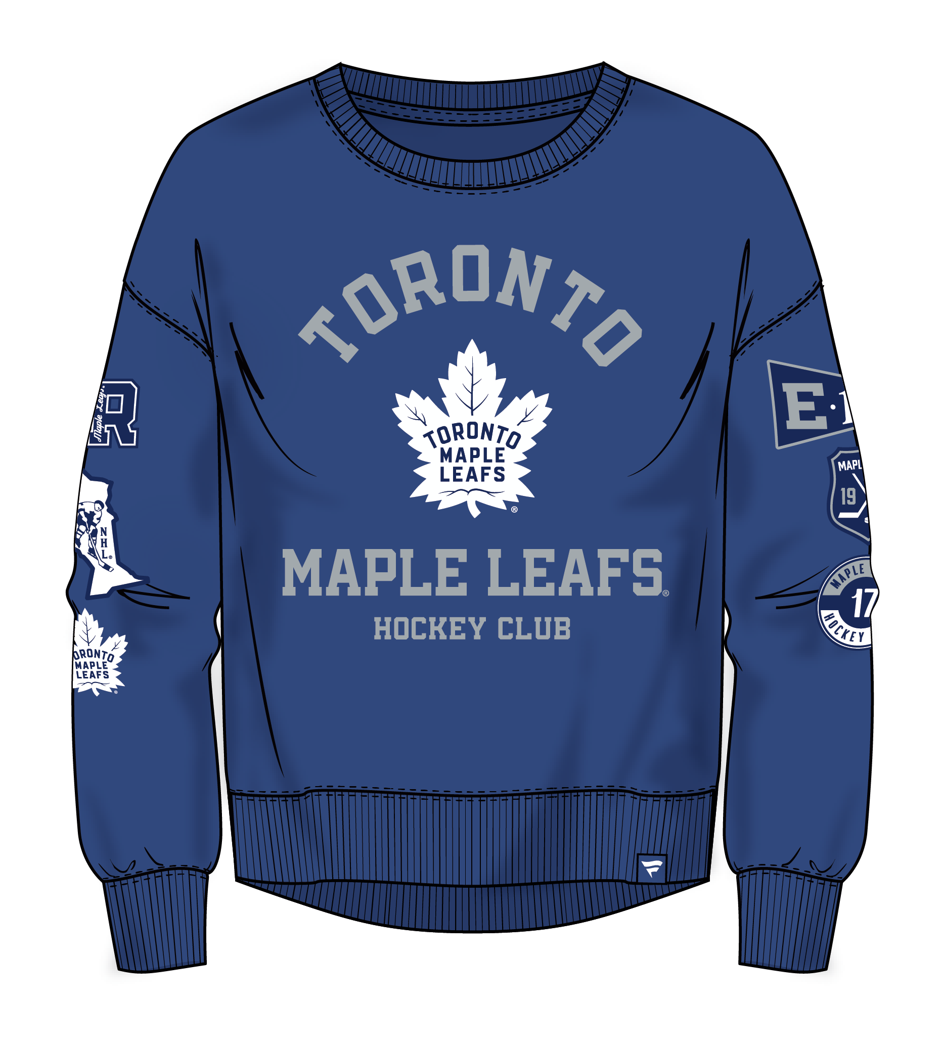 NHL Toronto Maple Leafs Fanatics Go Team Crew Fleece