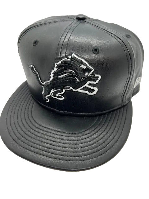 NFL Detroit Lions New Era 9Fifty Faux Leather Snapback Hat