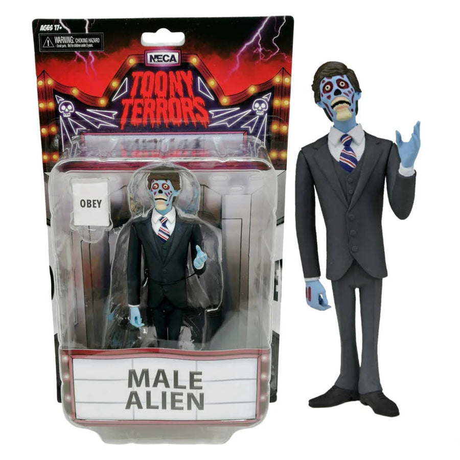 NECA Toony Terrors 6" Male Alien Figure - They Live