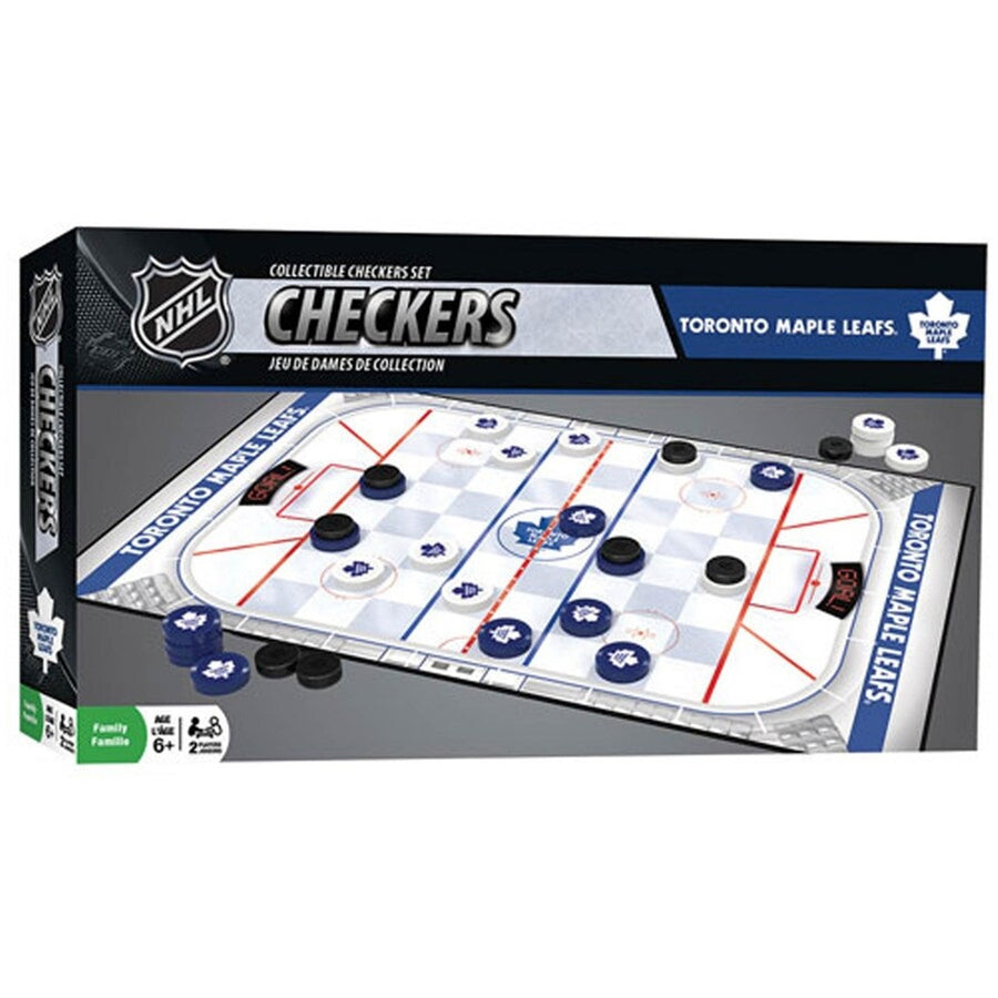 NHL Toronto Maple Leafs Checkers Game