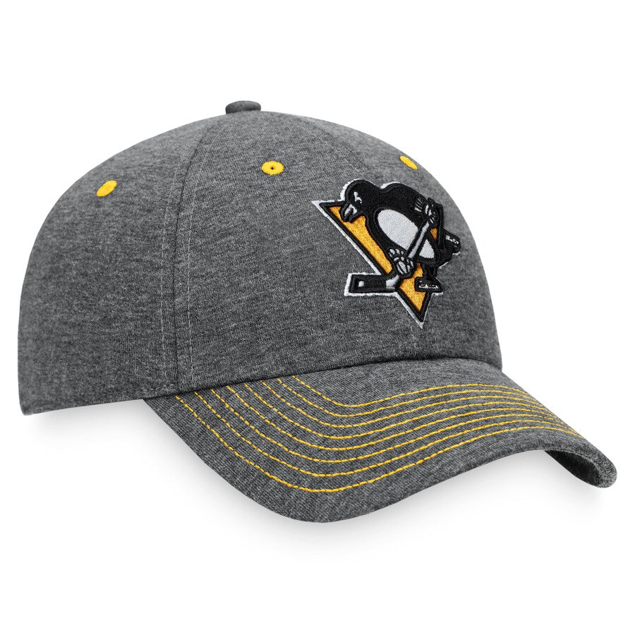 NHL Pittsburgh Penguins Fanatics Unstructured Adjustable Hat (Charcoal)