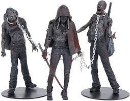 The Walking Dead - Bloody 3 pack Michonne with Zombie Pets McFarlane Figures