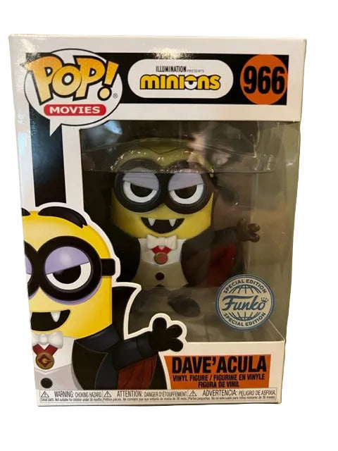 Funko POP Dave'Acula #966 - Minions Movie -Funko Special Edition