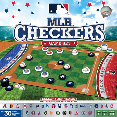 MLB Checkers Game Set (select your team)