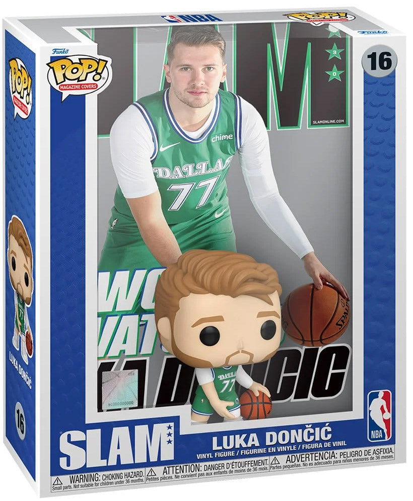 Funko POP NBA Luka Doncic #16 Dallas Mavericks NBA Slam Cover