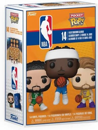 NBA Funko Pocket POP 14 Day Countdown Calendar