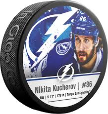 NHL Tampa Bay Lightning Nikita Kucherov #86 Hockey Puck
