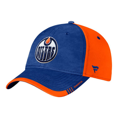 NHL Edmonton Oilers Fanatics Authentic Pro Stretchfit Hat (blue/orange)