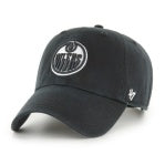 NHL Edmonton Oilers 47 Brand Clean Up Adjustable Hat (Black)