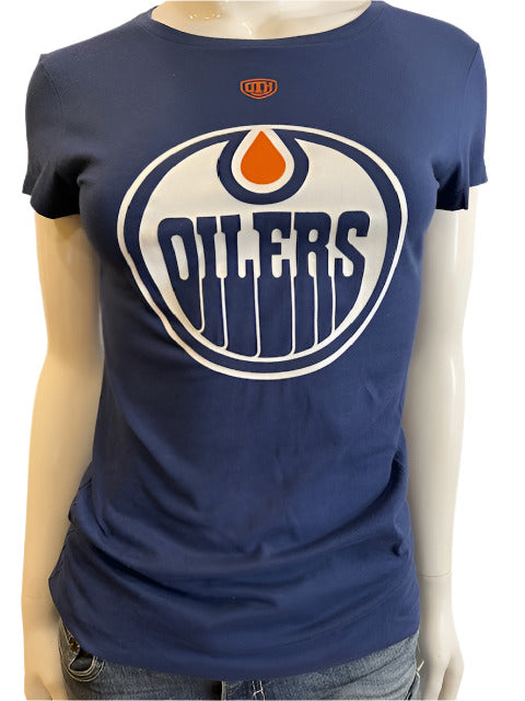 NHL Edmonton Oilers OTH Women's Logo Tee (online only)