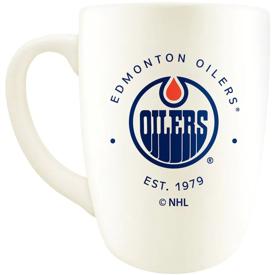 NHL Edmonton Oilers 14oz Vintage Stamp Retro Mug
