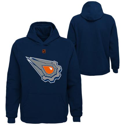 NHL Edmonton Oilers Youth Reverse Retro Logo Fleece Hoodie