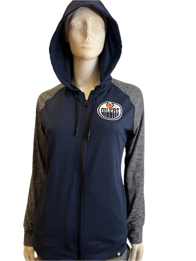 NHL Edmonton Oilers Fanatics Women's S Full Zip Lightweight Hoodie (online only)