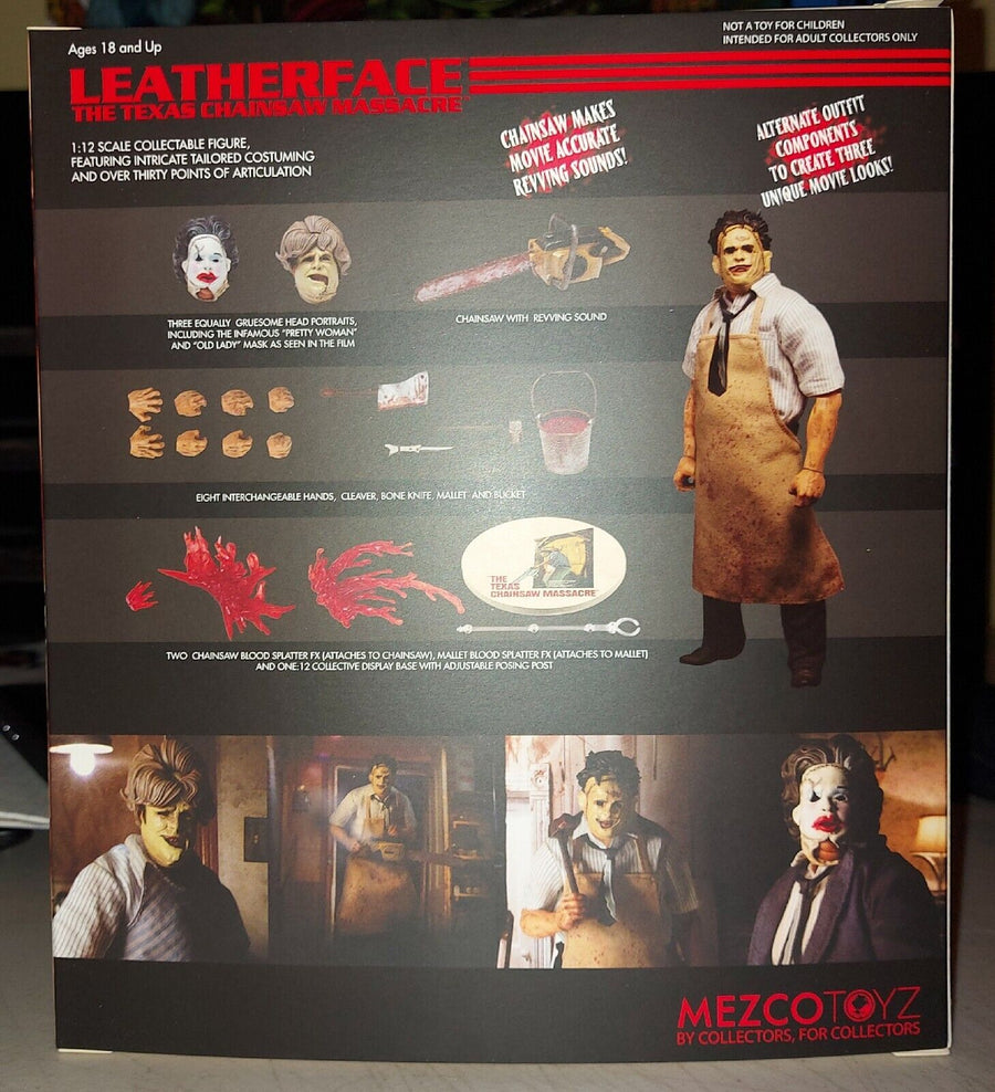 Leatherface "The Texas Chainsaw Massacre"  ONE:12 Mezco Figure