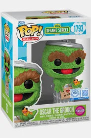 Funko POP Oscar the Grouch #1793 (Flocked) Sesame Street Funko Exclusive
