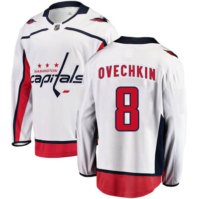 Alex Ovechkin Washington Capitals Autographed White Fanatics Breakaway Jersey