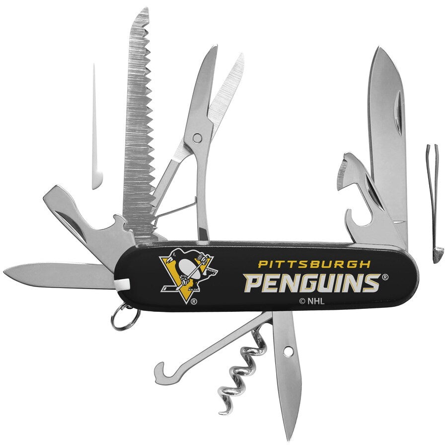 NHL Pittsburg Penguins Classic Pocket Multi Tool (15 piece tool)