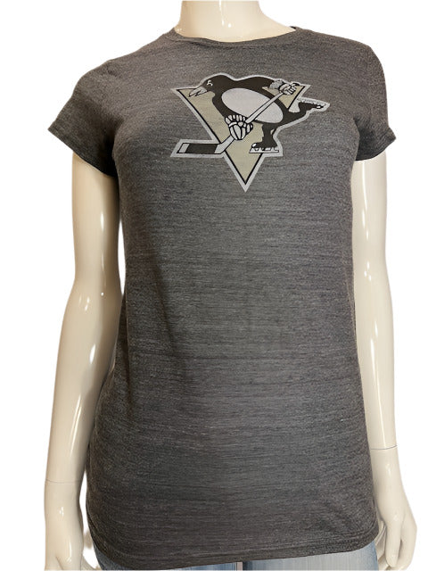 NHL Pittsburgh Penguins Women's OTH Distressed Logo Tee (online only)