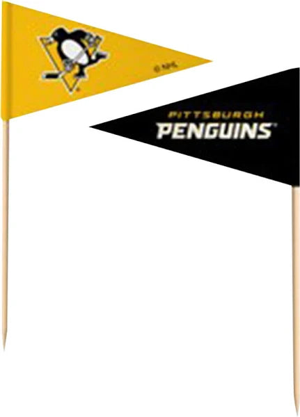 NHL Pittsburg Penguins Team Food Toothpicks