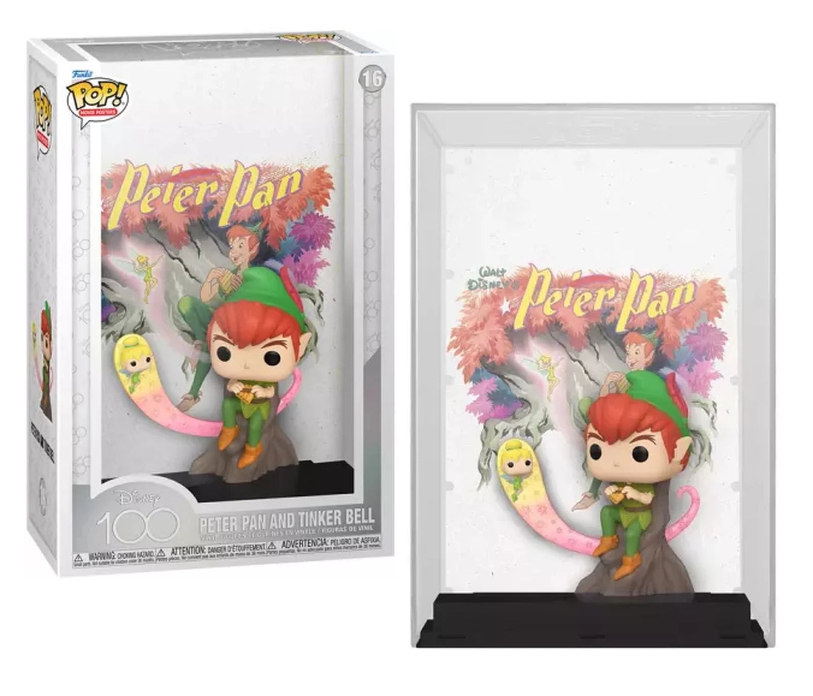Funko POP Movie Poster Peter Pan & Tinker Belle #16 -Disney 100
