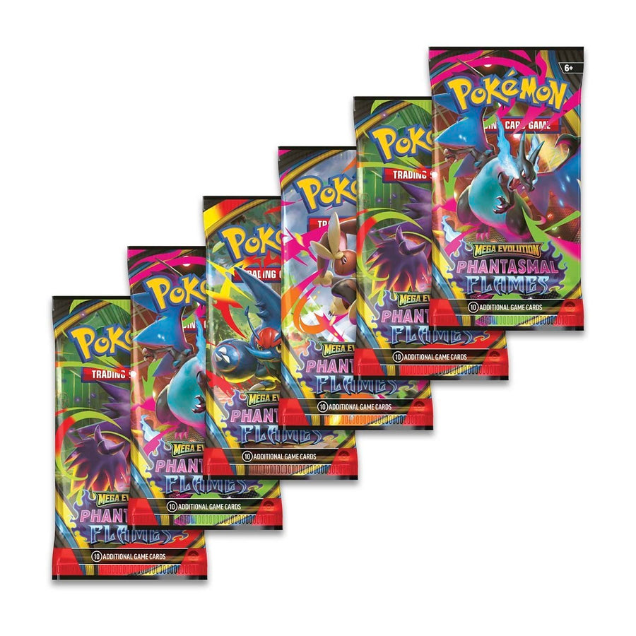 Pokemon Mega Evolution Phantasmal Flames Booster Packs - price per pack