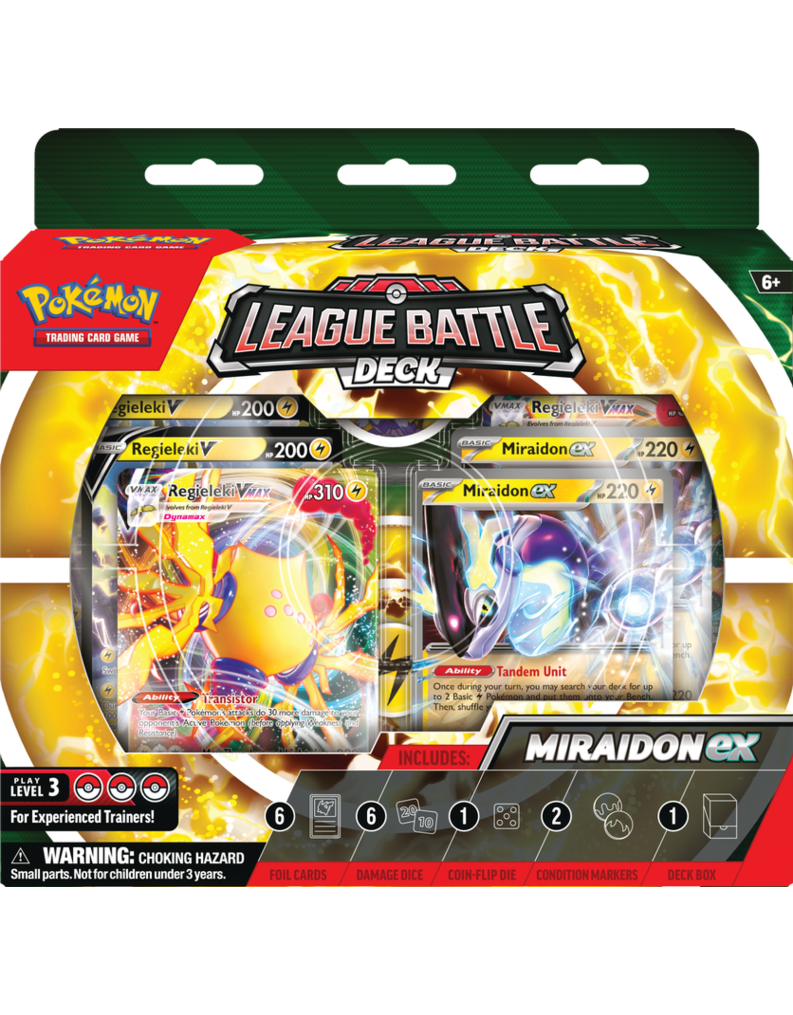 Pokemon League Battle Deck - Miraidon Ex (Level 3)- price per box